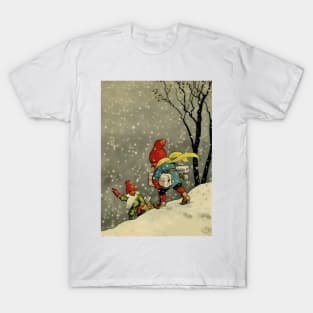 “Through the Snowstorm” by Jenny Nystrom T-Shirt